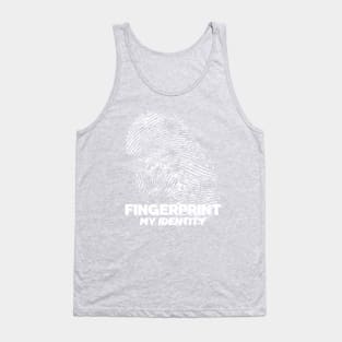 Fingerprint My Identity Tank Top